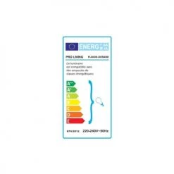 Zago Lampadaires Lampadaire Métal Noir Et Verre -Lampadaires || Lustres || Guirlandes et décorations lumineuses Soldes lampadaire metal noir et verre 1