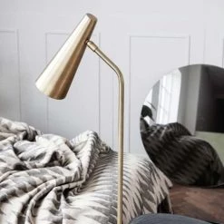 House Doctor Lampadaires Lampadaire Métal Or H124cm -Lampadaires || Lustres || Guirlandes et décorations lumineuses Soldes lampadaire metal or h124cm 3