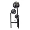 Deladeco Lampadaires Lampadaire Moderne En Métal Noir 140 Cm -Lampadaires || Lustres || Guirlandes et décorations lumineuses Soldes lampadaire moderne en metal noir 140 cm
