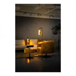 Deladeco Lampadaires Lampadaire Moderne En Métal Noir 149,2 Cm -Lampadaires || Lustres || Guirlandes et décorations lumineuses Soldes lampadaire moderne en metal noir 149 2 cm 1