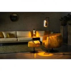 Deladeco Lampadaires Lampadaire Moderne En Métal Noir 149,2 Cm -Lampadaires || Lustres || Guirlandes et décorations lumineuses Soldes lampadaire moderne en metal noir 149 2 cm 2