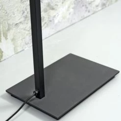 It's About Romi Lampadaires Lampadaire Noir Avec Abat-jour Taupe H160cm -Lampadaires || Lustres || Guirlandes et décorations lumineuses Soldes lampadaire noir avec abat jour taupe h160cm 3