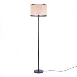 LUMISKY Lampadaires Lampadaire Salon Fibre Naturelle Beige H162CM