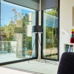 LUMISKY Lampadaires Lampadaire Salon Métal Noir H140CM -Lampadaires || Lustres || Guirlandes et décorations lumineuses Soldes lampadaire salon metal noir h140cm 2