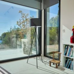 LUMISKY Lampadaires Lampadaire Salon Métal Noir H150CM -Lampadaires || Lustres || Guirlandes et décorations lumineuses Soldes lampadaire salon metal noir h150cm 3