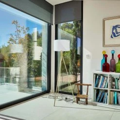 LUMISKY Lampadaires Lampadaire Salon Métal Or H150CM -Lampadaires || Lustres || Guirlandes et décorations lumineuses Soldes lampadaire salon metal or h150cm 2