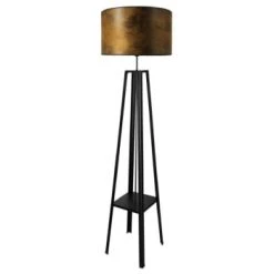 Metropolight Lampadaires Lampadaire Simili Cuir/métal H170,5cm -Lampadaires || Lustres || Guirlandes et décorations lumineuses Soldes lampadaire simili cuir metal h170 5cm 7