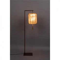 Dutchbone Lampadaires Lampadaire Style Lanterne Japonaise Or -Lampadaires || Lustres || Guirlandes et décorations lumineuses Soldes lampadaire style lanterne japonaise or 2