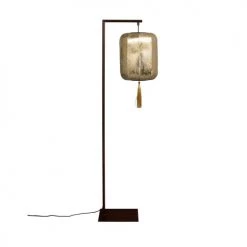Dutchbone Lampadaires Lampadaire Style Lanterne Japonaise Or