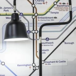 It's About Romi Lampadaires Lampadaire Sur Pied Noir H150cm -Lampadaires || Lustres || Guirlandes et décorations lumineuses Soldes lampadaire sur pied noir h150cm 2