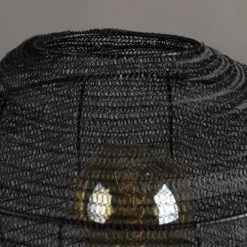 Dutchbone Lampadaires Lampadaire Trépied Avec Abat-jour En Métal Noir -Lampadaires || Lustres || Guirlandes et décorations lumineuses Soldes lampadaire trepied avec abat jour en metal noir 3