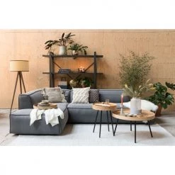 Zuiver Lampadaires Lampadaire Trépied Cannage Beige -Lampadaires || Lustres || Guirlandes et décorations lumineuses Soldes lampadaire trepied cannage beige 1