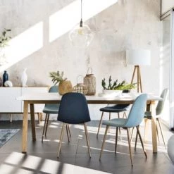 Maisons Du Monde Lampadaires Lampadaire Trépied En Frêne Avec Abat-jour En Coton Blanc H156 -Lampadaires || Lustres || Guirlandes et décorations lumineuses Soldes lampadaire trepied en frene avec abat jour en coton blanc h156 1000 11 1 154694 9