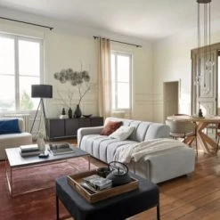 Maisons Du Monde Lampadaires Lampadaire Trépied En Métal Doré Et Noir, Abat-jour En Velours Noir H152 -Lampadaires || Lustres || Guirlandes et décorations lumineuses Soldes lampadaire trepied en metal dore et noir abat jour en velours noir h152 1000 3 23 226630 2