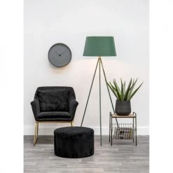 Leitmotiv Lampadaires Lampadaire Trépied Moderne En Métal H. 155 Cm Vert -Lampadaires || Lustres || Guirlandes et décorations lumineuses Soldes lampadaire trepied moderne en metal h 155 cm vert 2