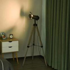 Homcom Lampadaires Lampadaire Trépied Projecteur H140cm 12 Homcom Lampadaires Lampadaire Trépied Projecteur H140cm -Lampadaires || Lustres || Guirlandes et décorations lumineuses Soldes lampadaire trepied projecteur h140cm 3