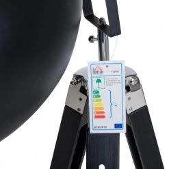 Homcom Lampadaires Lampadaire Trépied Style Industriel Hauteur Réglable H108-152 Cm -Lampadaires || Lustres || Guirlandes et décorations lumineuses Soldes lampadaire trepied style industriel hauteur reglable h108 152 cm 3