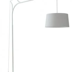 Frau Maier Lampadaires Lampadaire Variateur D'intensité Blanc H220cm