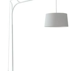 Frau Maier Lampadaires Lampadaire Variateur D'intensité Blanc H220cm -Lampadaires || Lustres || Guirlandes et décorations lumineuses Soldes lampadaire variateur d intensite blanc h220cm 5