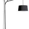 Frau Maier Lampadaires Lampadaire Variateur D'intensité Noir H220cm -Lampadaires || Lustres || Guirlandes et décorations lumineuses Soldes lampadaire variateur d intensite noir h220cm