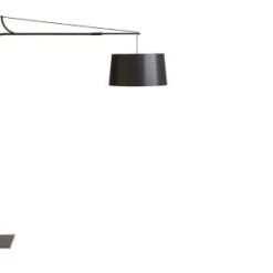 Frau Maier Lampadaires Lampadaire Variateur D'intensité Noir H220cm -Lampadaires || Lustres || Guirlandes et décorations lumineuses Soldes lampadaire variateur d intensite noir h220cm 2