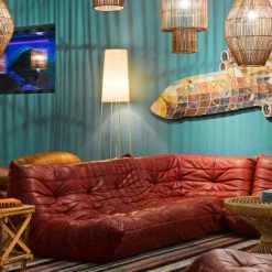 Frau Maier Lampadaires Lampe à Poser Slimsophie Tissus Beige 33x176x33 Cm -Lampadaires || Lustres || Guirlandes et décorations lumineuses Soldes lampe a poser slimsophie tissus beige 33x176x33 cm 8