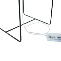 Frau Maier Lampadaires Lampe à Poser Slimsophie Tissus Blanc 33x176x33 Cm -Lampadaires || Lustres || Guirlandes et décorations lumineuses Soldes lampe a poser slimsophie tissus blanc 33x176x33 cm 1