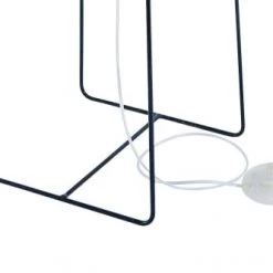 Frau Maier Lampadaires Lampe à Poser Slimsophie Tissus Noir 33x176x33 Cm -Lampadaires || Lustres || Guirlandes et décorations lumineuses Soldes lampe a poser slimsophie tissus noir 33x176x33 cm 4