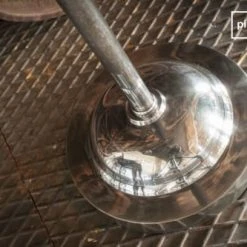 PIB Lampadaires Lampe Liseuse En Métal Argenté