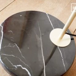 PIB Lampadaires Liseuse En Métal Et Marbre Noir -Lampadaires || Lustres || Guirlandes et décorations lumineuses Soldes liseuse en metal et marbre noir 2