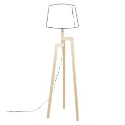 Maisons Du Monde Lampadaires Pied De Lampadaire En Hévéa Clair H132 -Lampadaires || Lustres || Guirlandes et décorations lumineuses Soldes pied de lampadaire en hevea clair h132 so me 1000 1 36 197779 2