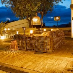 LUMISKY Lampadaires Support De Lampe Métal Gris 41CM -Lampadaires || Lustres || Guirlandes et décorations lumineuses Soldes support de lampe metal gris 41cm 3